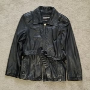 Wilson Women's Leather Jacket with belt